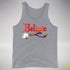 Believe LGBTQ Rainbow Pride Jingle Bell Premium Tank Top - Grey Heather